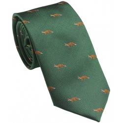 Cravate vert anglais à...