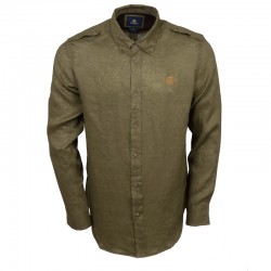 Chemise Rigby en lin vert