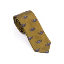 Cravate Rigby à motifs buffles